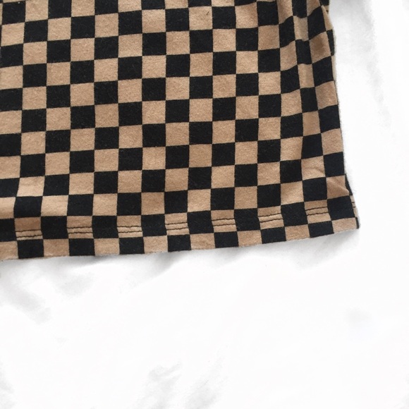 🧸 checkered cropped tee - Picture 3 of 4
